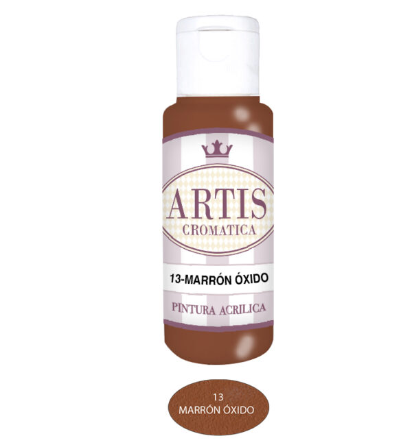 ARTIS-13 MARRÓN ÓXIDO (60ML) PINTURA ACRILICA ARTIS CROMATICA