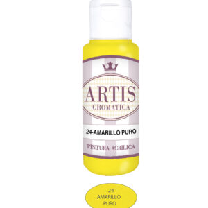 ARTIS-24 AMARILLO PURO (60ML) PINTURA ACRILICA ARTIS CROMATICA