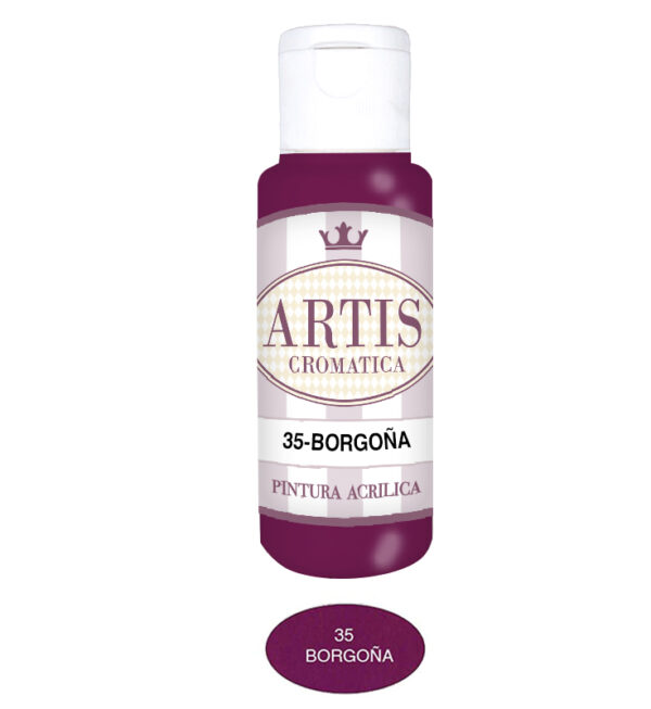ARTIS-35 BORGOÑA (60ML) PINTURA ACRILICA ARTIS CROMATICA