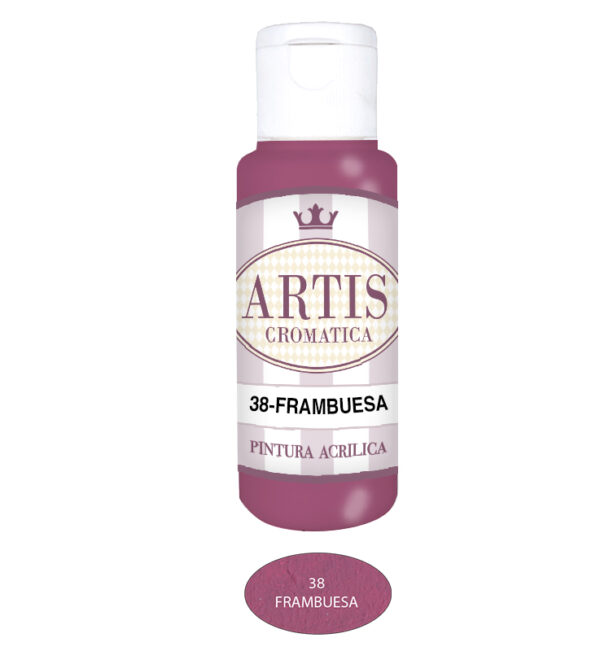 ARTIS-38 FRAMBUESA (60ML) PINTURA ACRILICA ARTIS CROMATICA