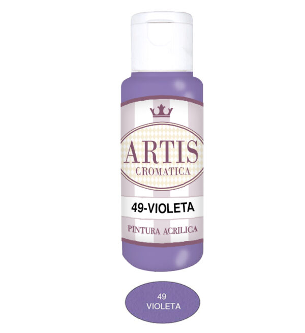 ARTIS-49 VIOLETA (60ML) PINTURA ACRILICA ARTIS CROMATICA