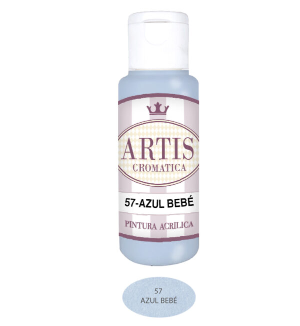 ARTIS-57 AZUL BEBÉ (60ML) PINTURA ACRILICA ARTIS CROMATICA
