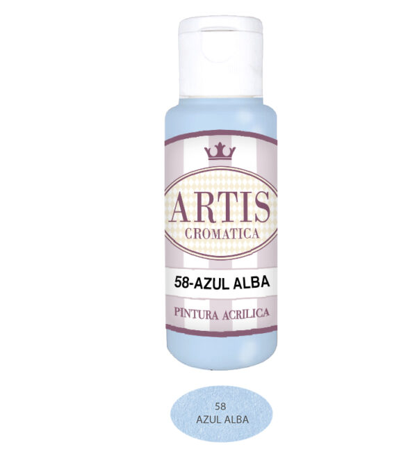 ARTIS-58 AZUL ALBA (60ML) PINTURA ACRILICA ARTIS CROMATICA
