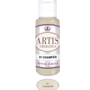 ARTIS-91 CHAMPÁN (60ML) PINTURA ACRILICA METALIZADA