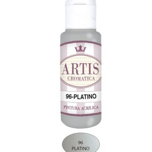ARTIS-96 PLATINO (60ML) PINTURA ACRILICA METALIZADA