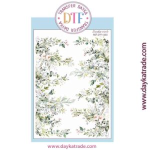 DTF-026 TRANSFERENCIA TEXTIL CON DIBUJOS DE RAMAS
