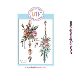 DTF-035 TRANSFERENCIA TEXTIL CON DIBUJOS FLECHAS